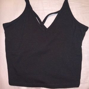 Black Tillys Crop Top